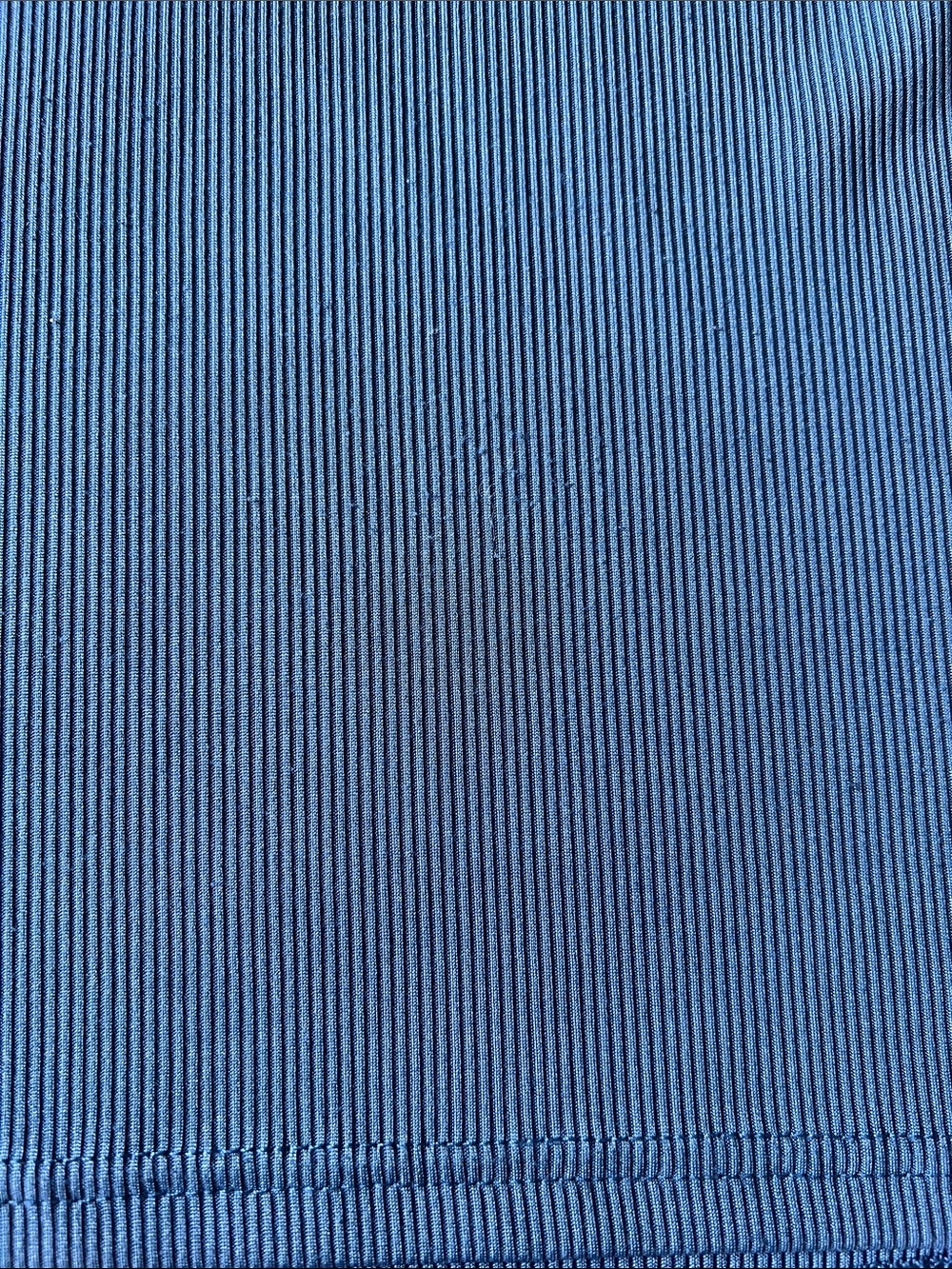 SHEIN Blue Ribbed Cropped Tank - Picture 5 of 5